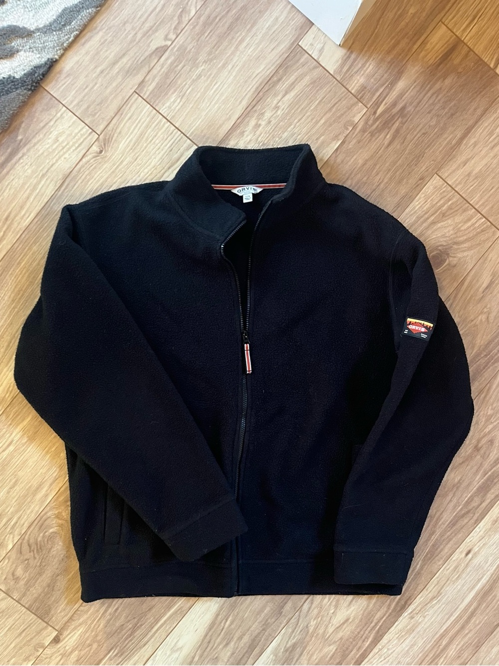 Orvis zip up fleece jacket